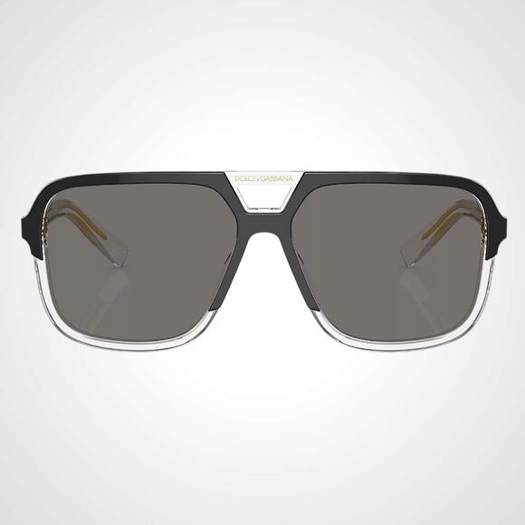 Dolce & Gabbana Polarized Black Navigator – Eyedictive New Dolce&Gabbana Sunglasses Polarized Aviator Navigator Black & Transparent Men